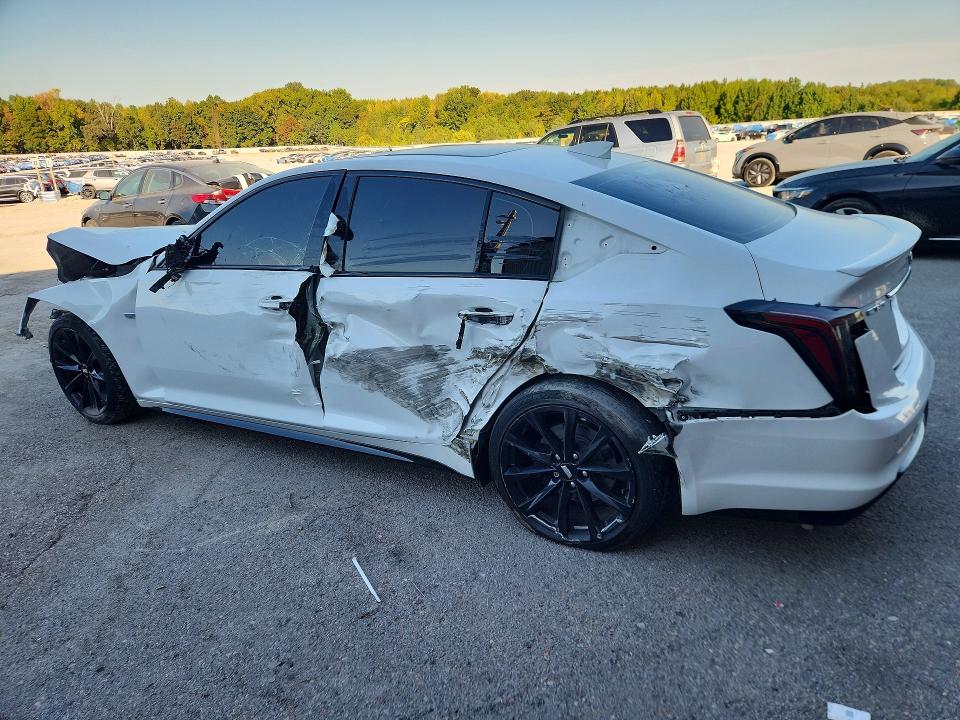 2020 Cadillac Ct5 VIN 1G6DP5RK6L0118320 COPART salvage auction — SIDE, Tn - Salvage Certificate, sold $2,200 on 2026-10-09 (photo 2)