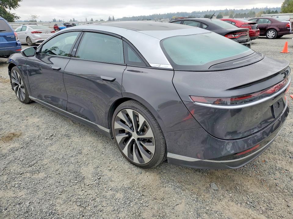 2022 Lucid Air VIN 50EA1GBA8NA003760 COPART salvage auction — FRONT END, Salvage Title, sold $14,200 on 2026-09-28 (photo 2)