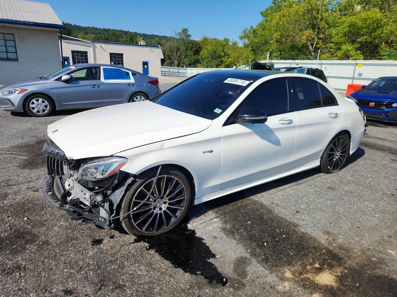 2018 Mercedes-Benz C-Class VIN 55SWF6EB3JU269732 — COPART salvage auction photo