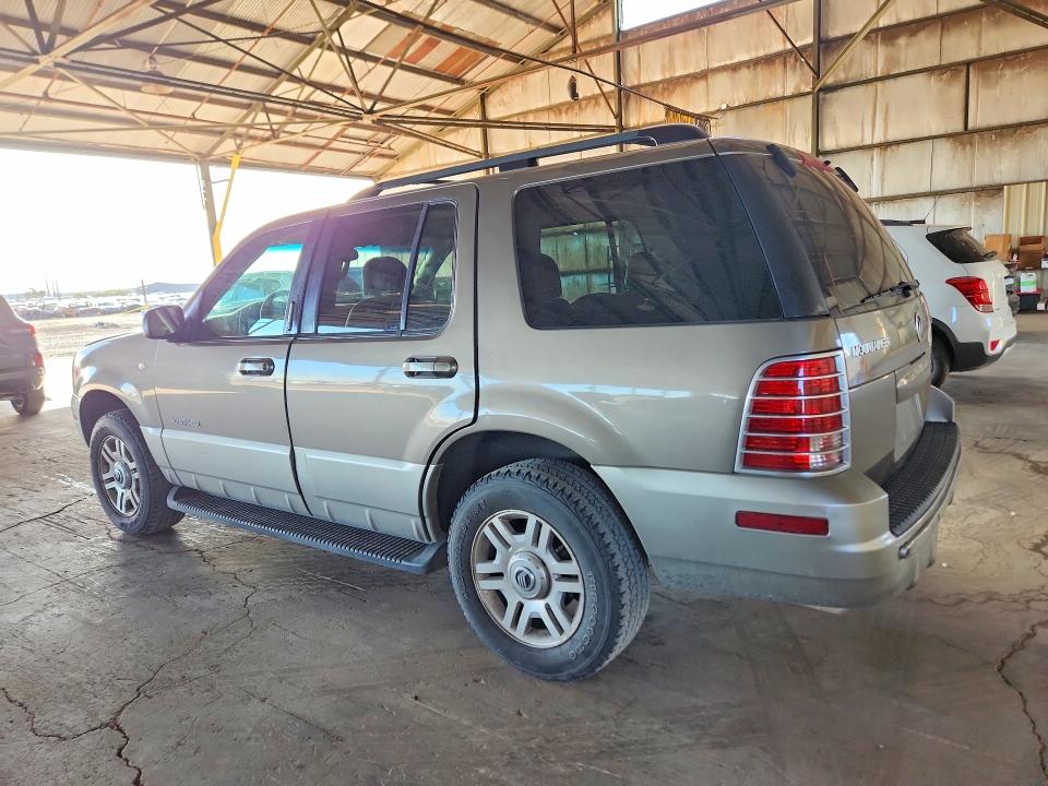 2002 Mercury Mountaineer VIN 4M2DU86W12UJ29306 COPART salvage auction — FRONT END, Az - Cert Of Title - Salvage, sold $250 on 2026-10-12 (photo 2)