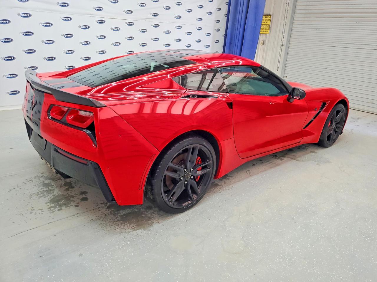 2015 Chevrolet Corvette VIN 1G1YK2D75F5121028 COPART salvage auction — Vandalism, Ct - Clean Title, sold $31,000 on 2026-09-25 (photo 3)