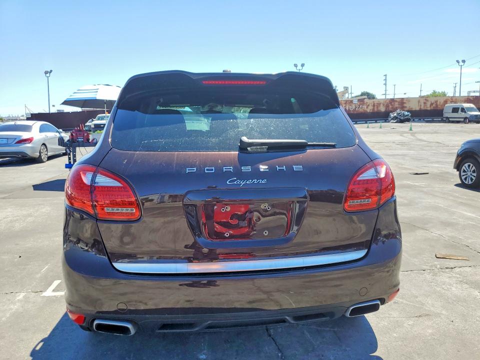2014 Porsche Cayenne VIN WP1AA2A26ELA05687 COPART salvage auction — FRONT END, Ca - Salvage Certificate, sold $1,500 on 2026-10-02 (photo 6)