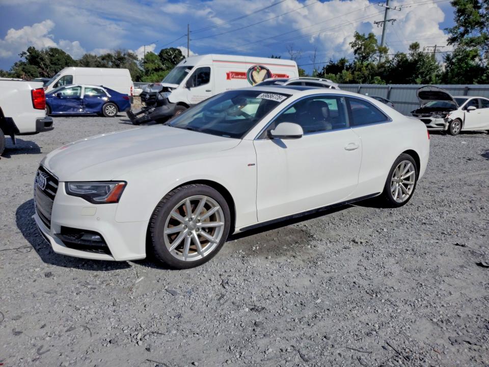 2017 Audi A5 VIN WAUHGAFR8HA000504 COPART salvage auction — MECHANICAL, Fl - Certificate Of Title, sold $0 on 2026-09-26 (photo 1)