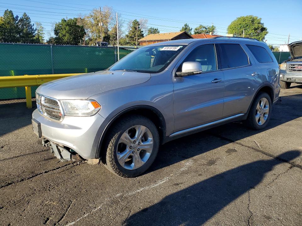 2014 Dodge Durango VIN 1C4RDJDG1EC598484 COPART salvage auction — FRONT END, CO, sold $2,250 on 2026-10-06 (photo 1)