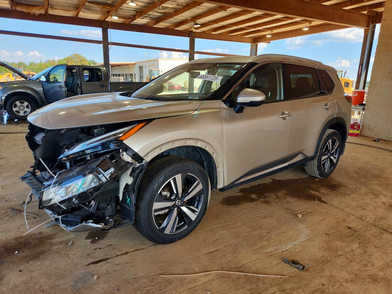 2021 Nissan Rogue VIN JN8AT3DC7MW103893 — COPART salvage auction photo
