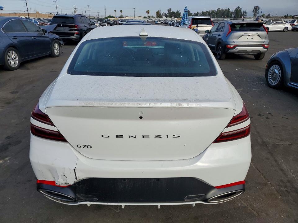 2026 Genesis G70 VIN KMTG14SC7TU164046 COPART salvage auction — FRONT END, AZ - DIS/DLR/EXP ONLY CLEAN TITLE (P), sold $10,000 on 2026-09-30 (photo 6)