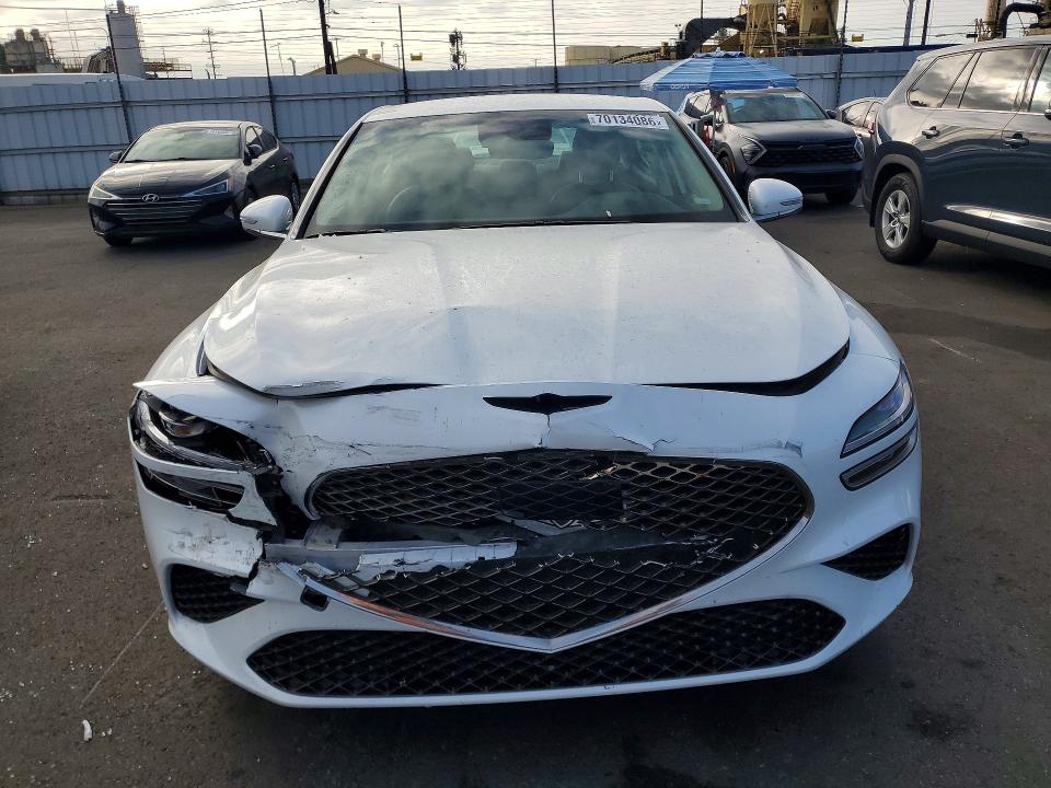 2026 Genesis G70 VIN KMTG14SC7TU164046 COPART salvage auction — FRONT END, AZ - DIS/DLR/EXP ONLY CLEAN TITLE (P), sold $10,000 on 2026-09-30 (photo 5)