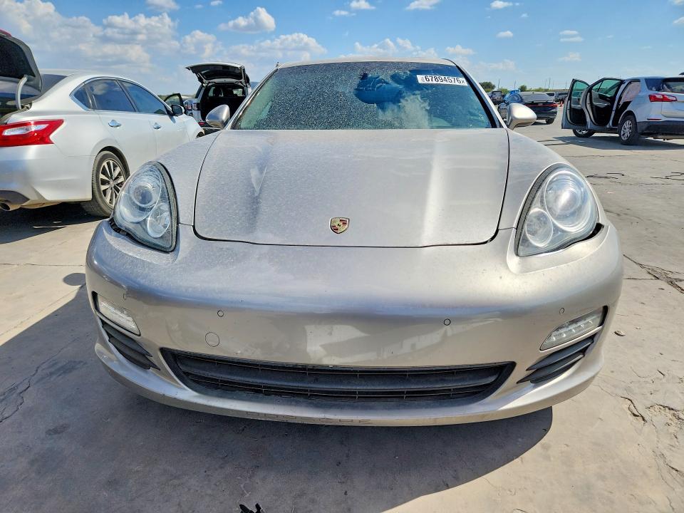 2012 Porsche Panamera VIN WP0AA2A74CL010297 COPART salvage auction — FRONT END, Tx - Certificate Of Title (P), sold $4,450 on 2026-10-01 (photo 5)