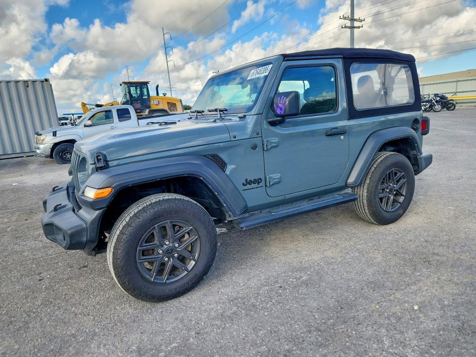 2024 Jeep Wrangler / VIN 1C4PJXAN4RW157930 — COPART salvage auction photo