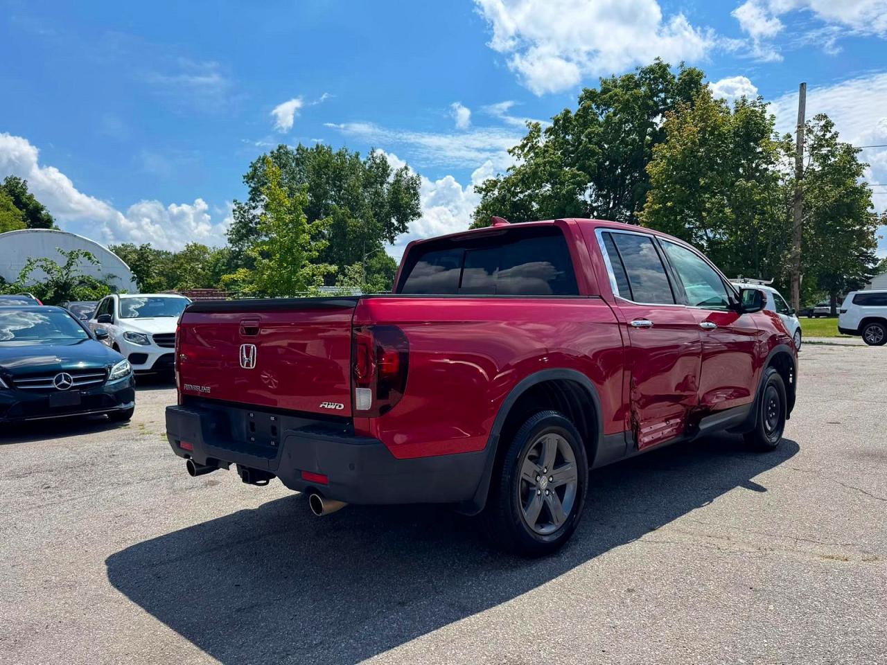 2022 Honda Ridgeline VIN 5FPYK3F72NB028708 COPART salvage auction — Normal Wear, SC - CERTIFICATE OF TITLE (P), sold $12,900 on 2026-09-11 (photo 4)