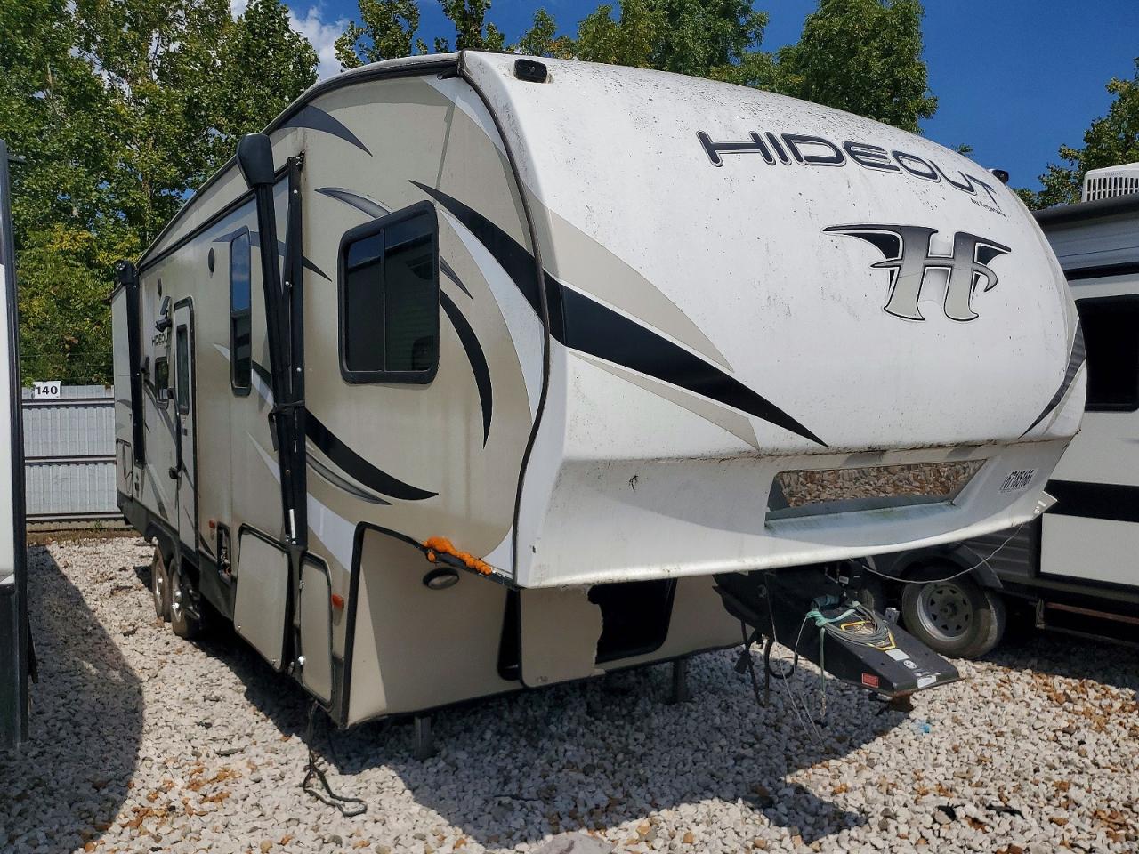 2018 Keystone Hideout VIN 4YDF26R22J7246727 COPART salvage auction — All Over, MO - SALVAGE CERTIFICATE OF TITLE, sold $900 on 2026-09-24 (photo 1)