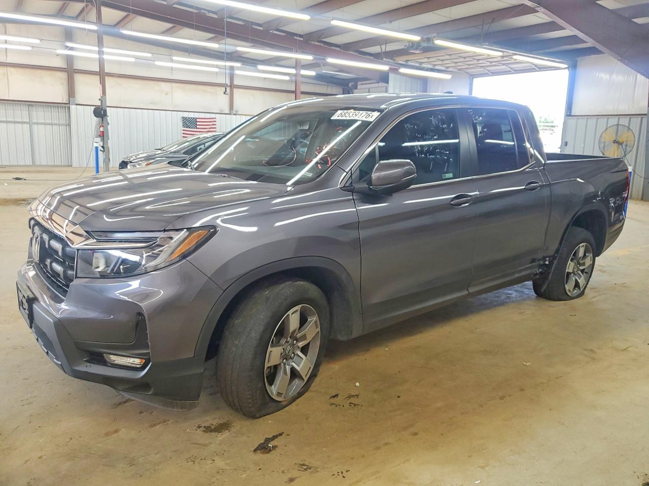 2025 Honda Ridgeline VIN 5FPYK3F56SB040287 — COPART salvage auction photo