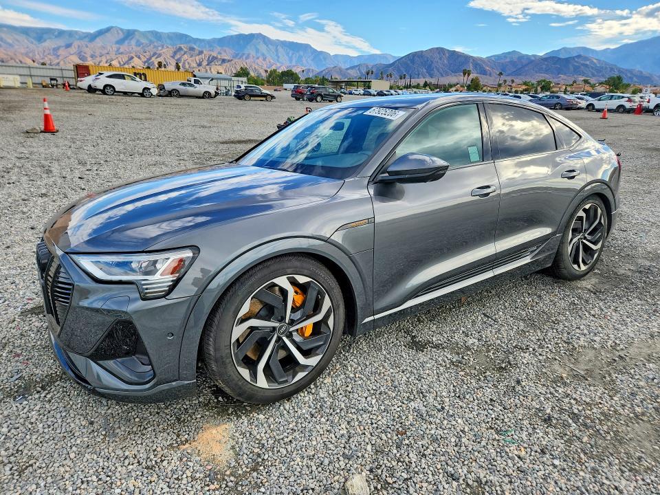 2023 Audi E-tron VIN WA12ABGE7PB025389 COPART salvage auction — UNDERCARRIAGE, Salvage Title, sold $20,700 on 2026-10-14 (photo 1)