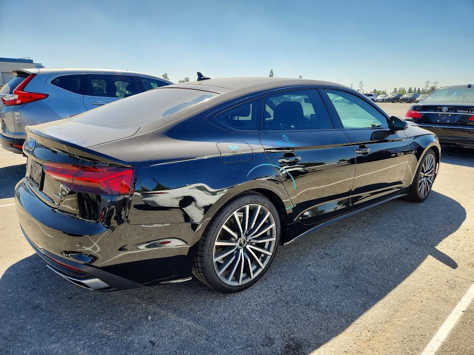 2022 Audi A5 VIN WAUCBCF52NA029512 COPART salvage auction — SIDE, CA, sold $14,800 on 2026-10-15 (photo 3)