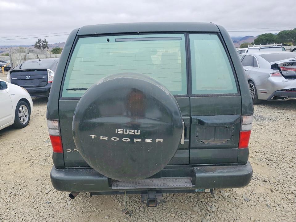 2002 Isuzu Trooper VIN JACDJ58X927J11555 COPART salvage auction — FRONT END, CA - DIS/DLR/EXP ONLY CLEAN TITLE, sold $50 on 2026-09-22 (photo 6)
