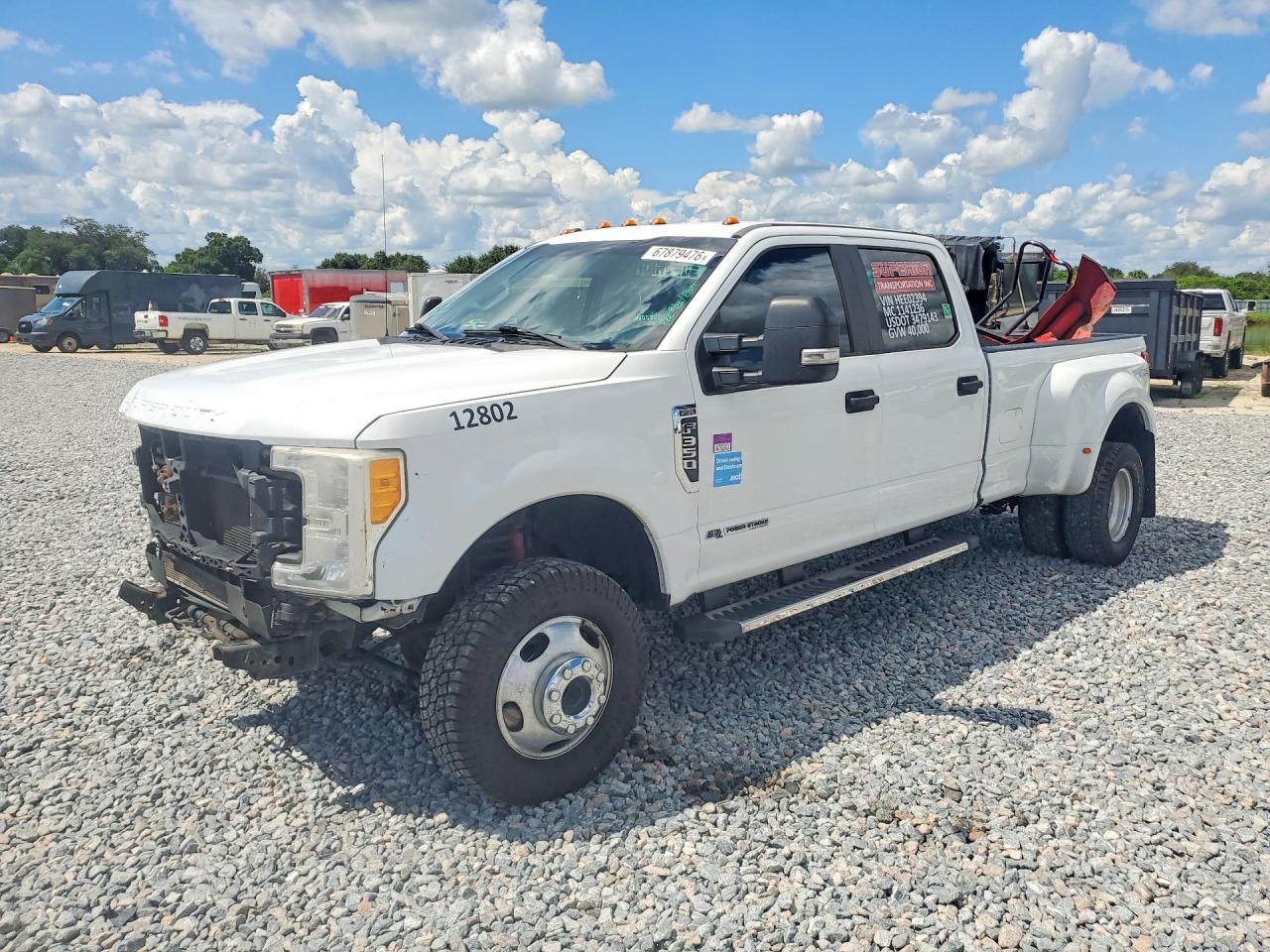 2017 Ford F-350 Super Duty VIN 1FT8W3DT9HEE02394 — COPART salvage auction photo