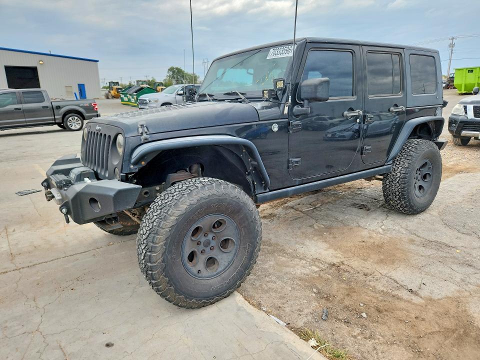 2009 Jeep Wrangler unlimited VIN 1J4GA69129L778705 — COPART salvage auction photo
