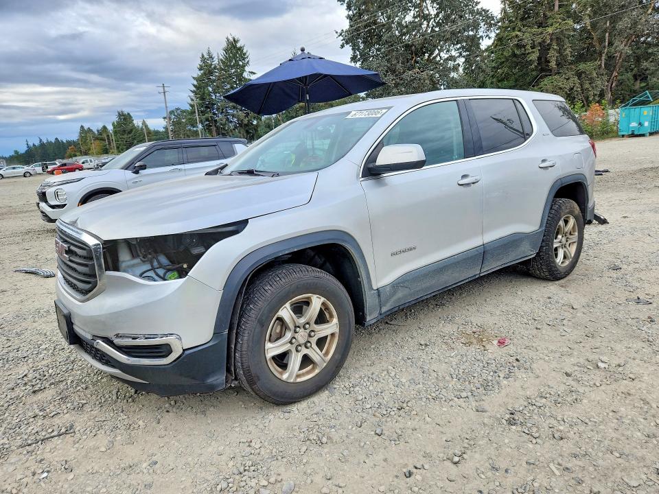 2019 GMC Acadia VIN 1GKKNRLS6KZ223268 COPART salvage auction — FRONT END, WA - BILL OF SALE, sold $0 on 2026-09-18 (photo 1)