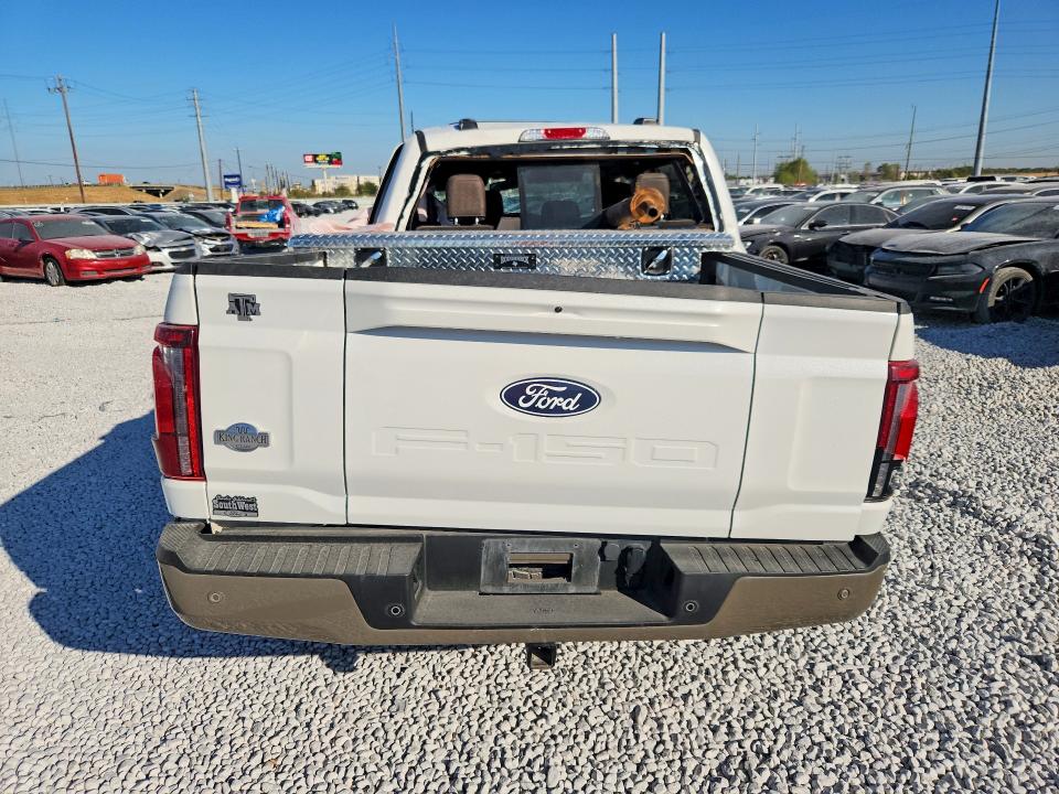 2025 Ford F-150 lightning VIN 1FTFW6LD0SFB46831 COPART salvage auction — ALL OVER, TX - SALVAGE VEHICLE TITLE, sold $9,400 on 2026-09-22 (photo 6)