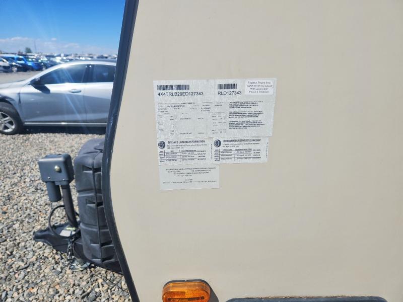 2014 Forrest river Trailers VIN 4X4TRLB29ED127343 COPART salvage auction — HAIL, CO - CERTIFICATE OF TITLE, sold $3,250 on 2026-09-22 (photo 8)