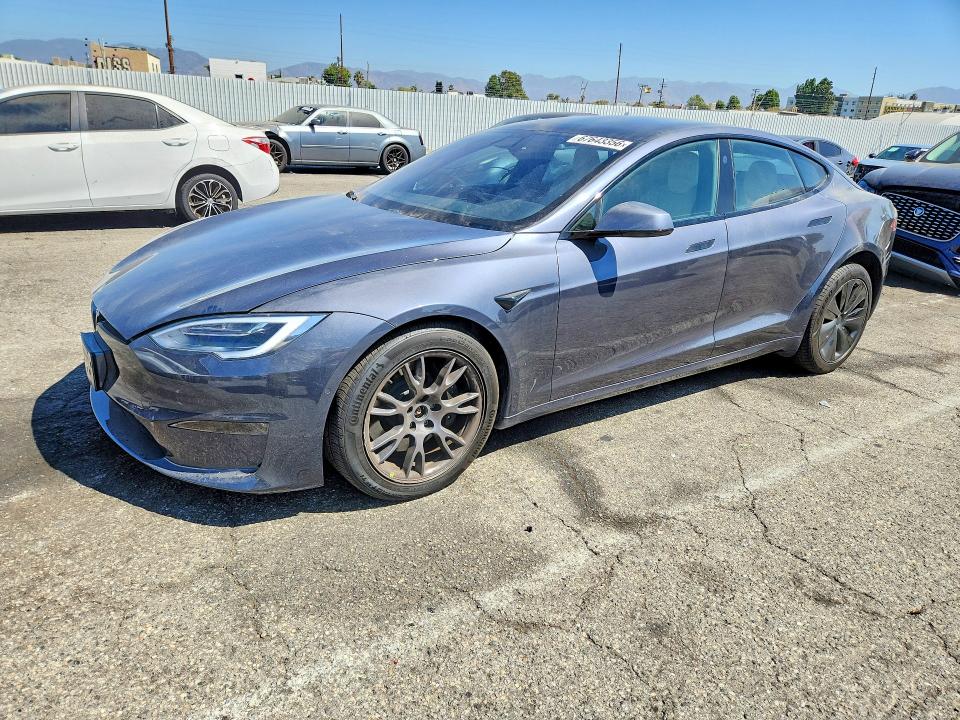 2022 Tesla Model s VIN 5YJSA1E51NF469557 — COPART salvage auction photo