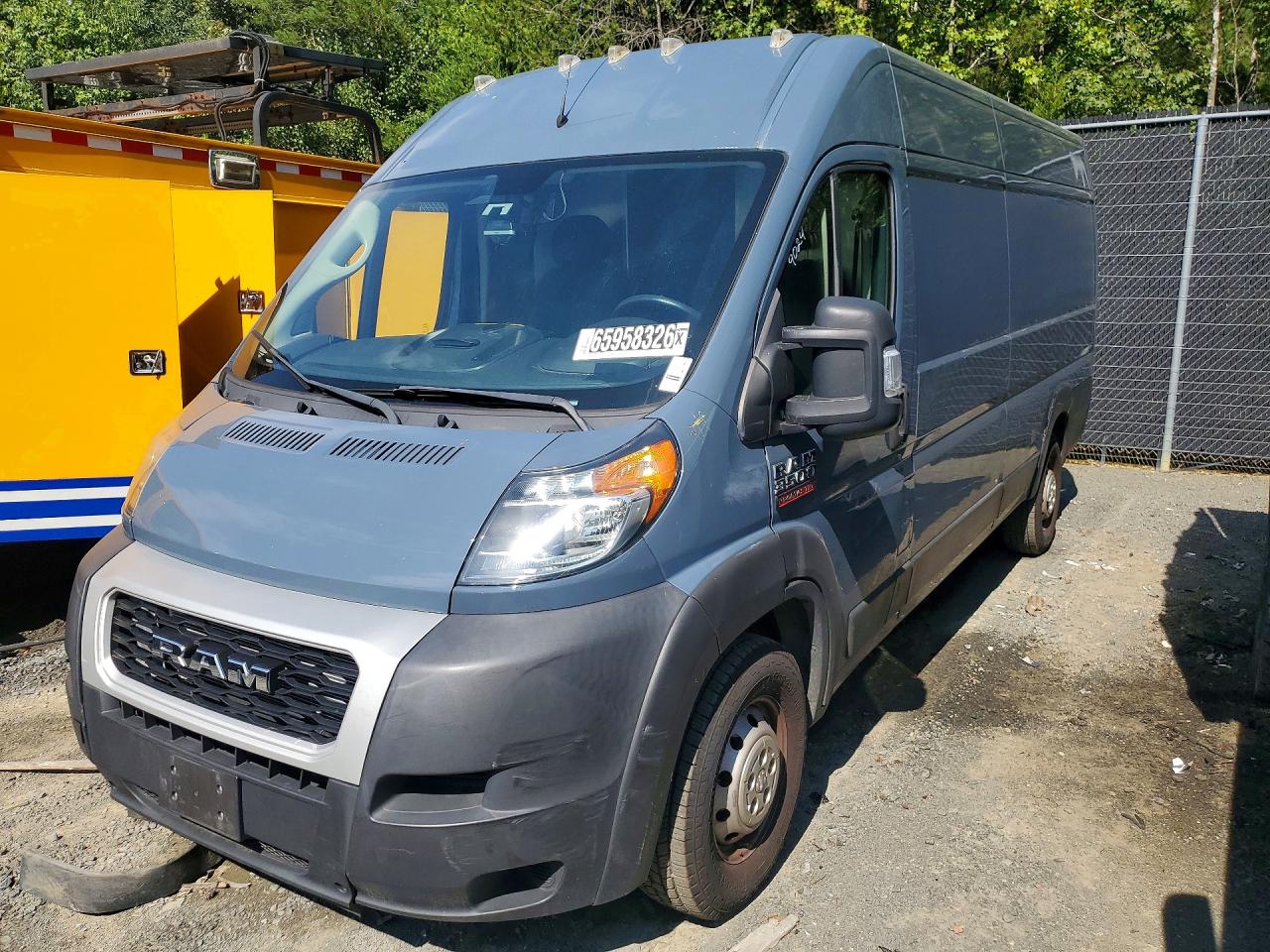 2020 Ram ProMaster 3500 VIN 3C6URVJG6LE129024 — COPART salvage auction photo