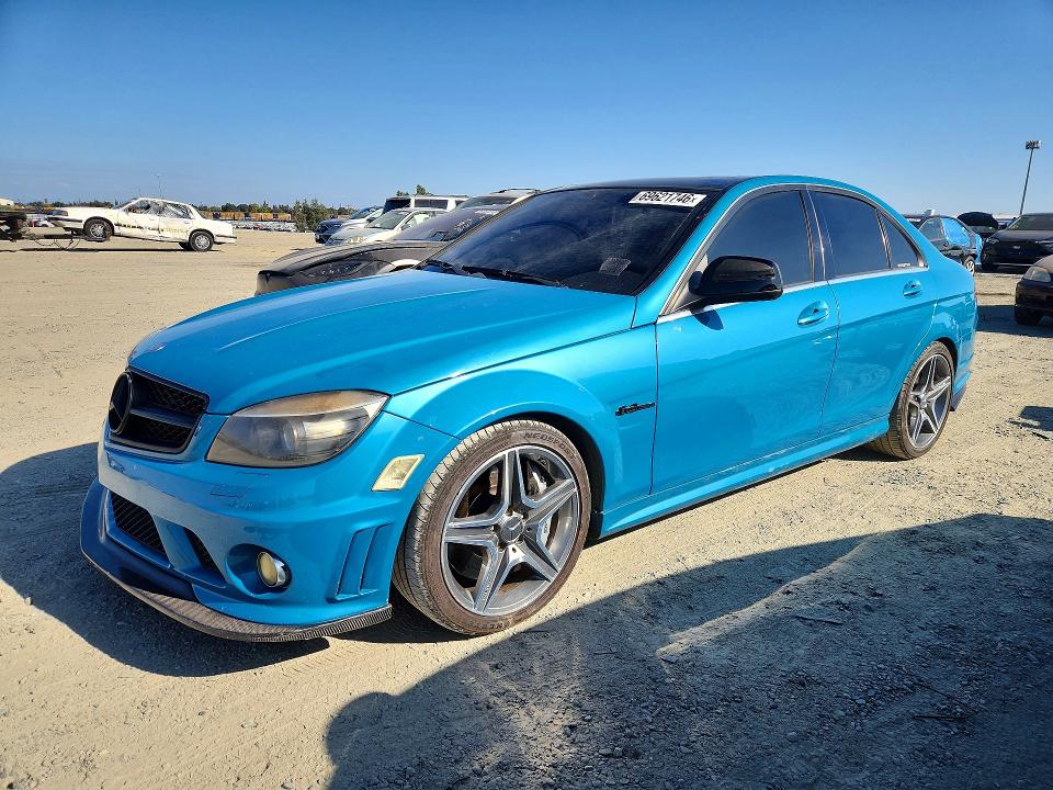 2009 Mercedes-benz C-klasse VIN WDDGF77X19F300106 — COPART salvage auction photo