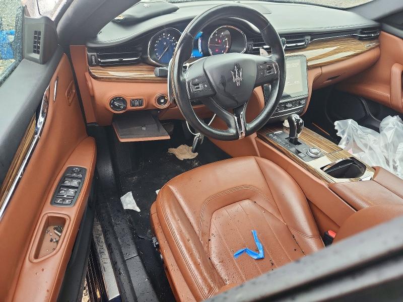 2017 Maserati Quattroporte VIN ZAM56RRA5H1228985 COPART salvage auction — ROOF, IN - CERTIFICATE OF TITLE (P), sold $6,900 on 2026-09-23 (photo 8)