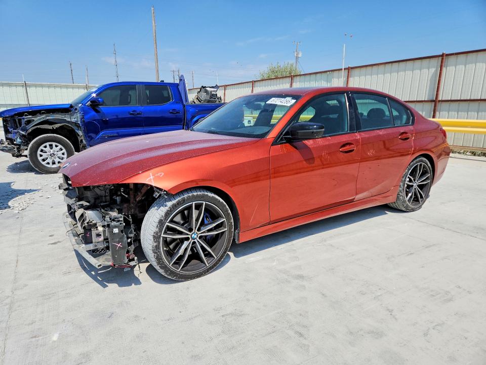 2021 BMW 3er VIN 3MW5R1J07M8B50518 — COPART salvage auction photo