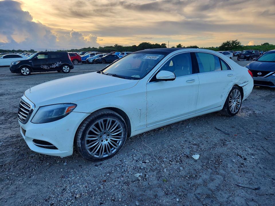 2015 Mercedes-benz S-klasse VIN WDDUG8CBXFA195266 — COPART salvage auction photo