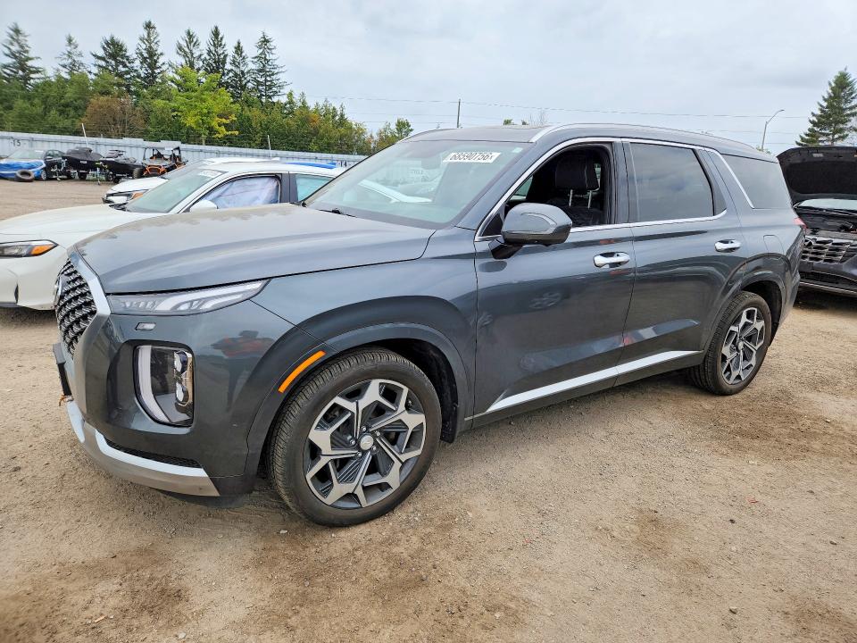 2021 Hyundai Palisade VIN KM8R5DHEXMU184745 — COPART salvage auction photo