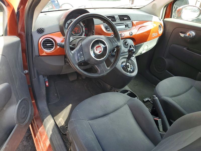 2012 Fiat 500 VIN 3C3CFFAR2CT291401 COPART salvage auction — MECHANICAL, Salvage Title, sold $250 on 2026-09-10 (photo 8)