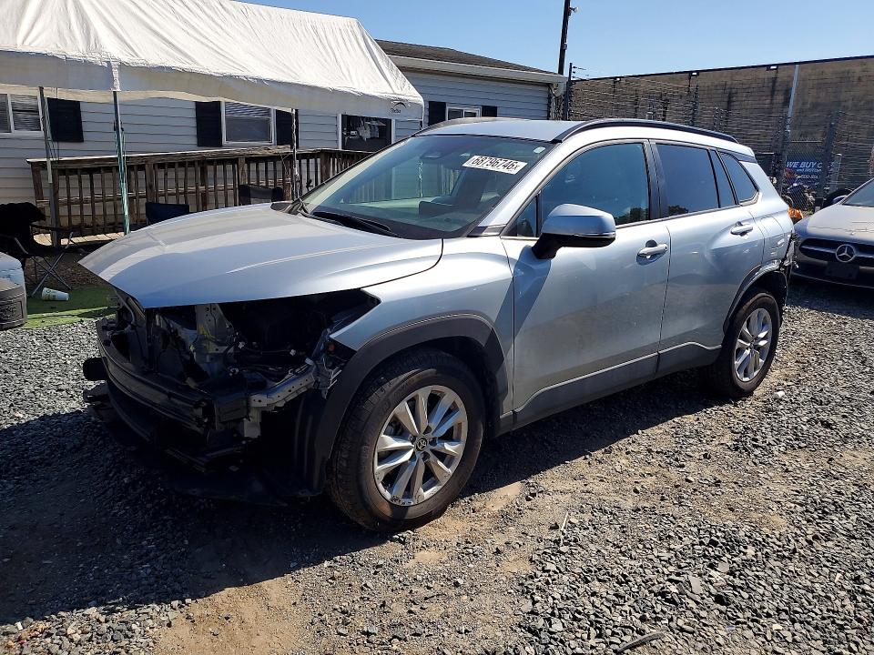 2024 Toyota Corolla cross VIN 7MUCAAAG3RV074380 — COPART salvage auction photo