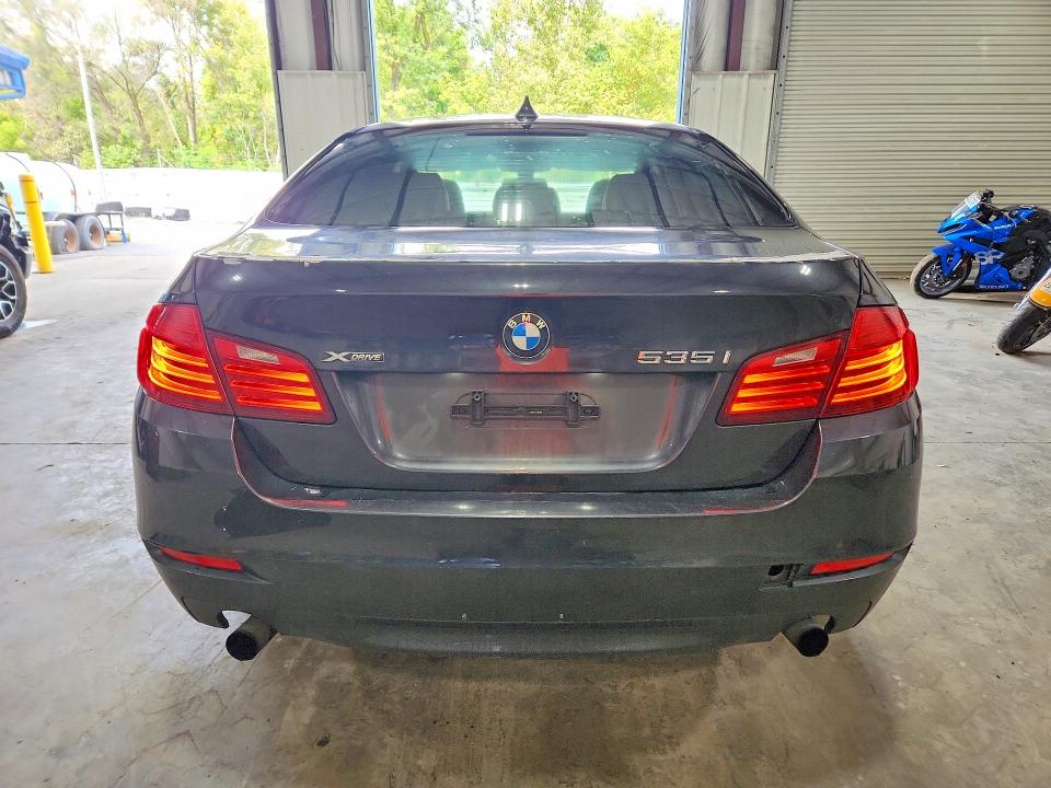 2014 BMW 5er VIN WBA5B3C56ED538840 COPART salvage auction — NORMAL WEAR, Salvage Title, sold $525 on 2026-10-10 (photo 6)