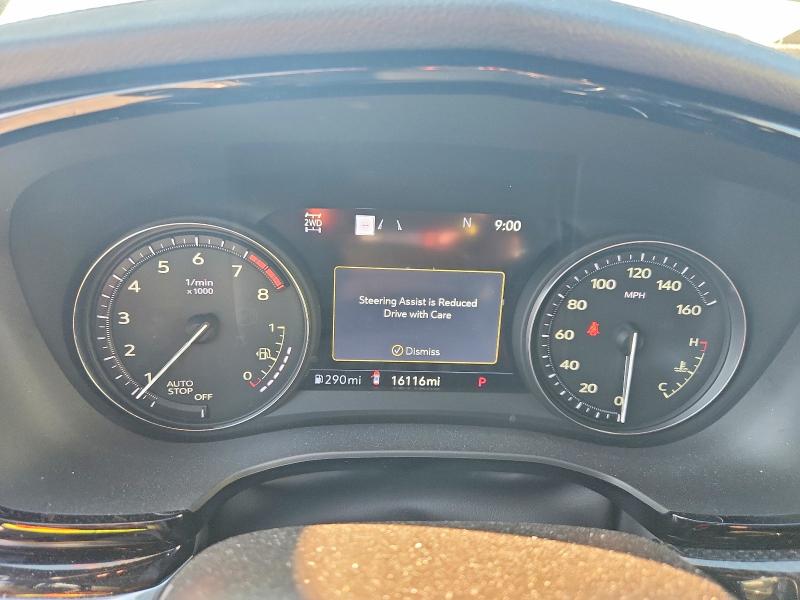 2025 Cadillac XT6 VIN 1GYKPGRS8SZ132322 COPART salvage auction — Rear End, St - Salvage Title, sold $23,400 on 2026-09-25 (photo 9)