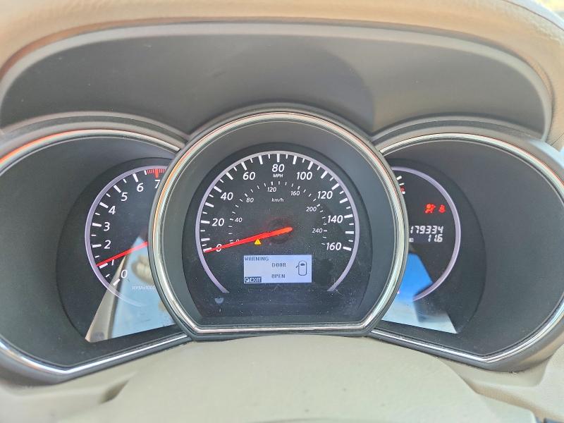 2011 Nissan Murano VIN JN8AZ1MU5BW066108 COPART salvage auction — FRONT END, TX - SALVAGE VEHICLE TITLE, sold $150 on 2026-09-27 (photo 9)