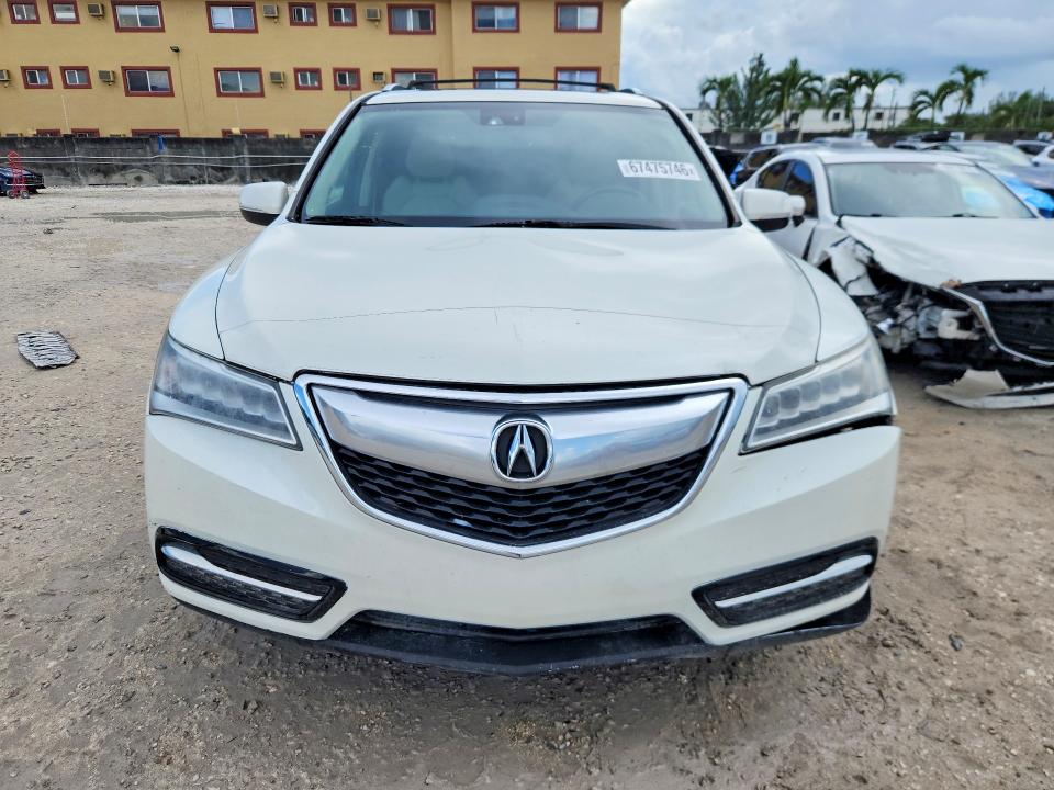 2014 Acura Mdx VIN 5FRYD3H44EB016452 COPART salvage auction — SIDE, Salvage Title, sold $300 on 2026-09-15 (photo 5)