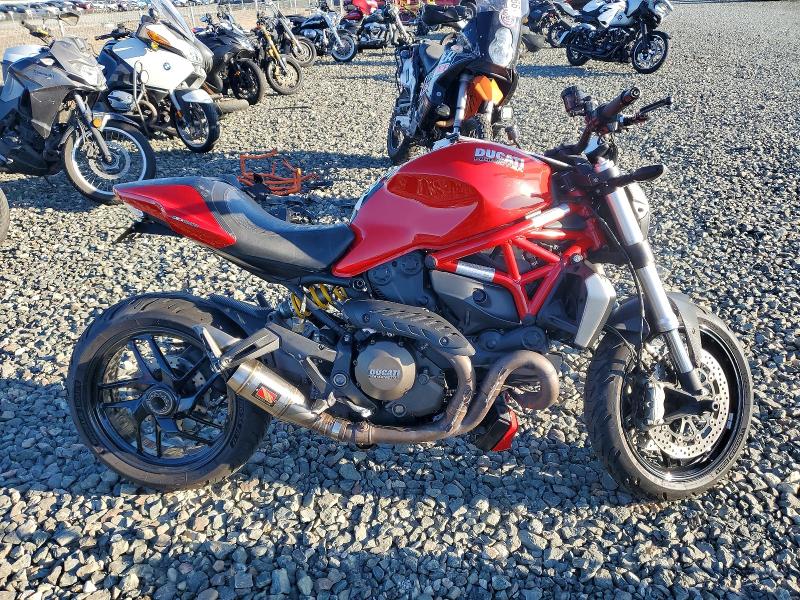 2014 Ducati Monster VIN ZDM1RBSV1EB004041 COPART salvage auction — SIDE, CA - SALVAGE CERTIFICATE, sold $1,600 on 2026-09-17 (photo 1)