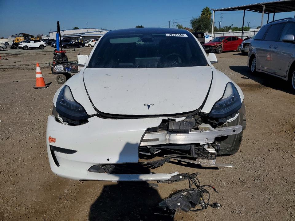 2020 Tesla Model 3 VIN 5YJ3E1EA2LF590553 COPART salvage auction — FRONT END, CA - SALVAGE CERTIFICATE, sold $5,200 on 2026-10-02 (photo 5)