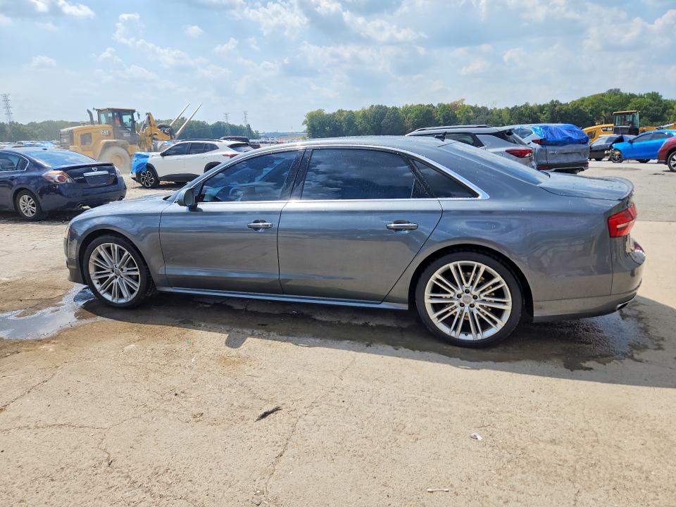 2017 Audi A8 VIN WAU44AFD6HN017449 COPART salvage auction — FRONT END, TN - SALVAGE CERTIFICATE, sold $6,600 on 2026-09-24 (photo 2)