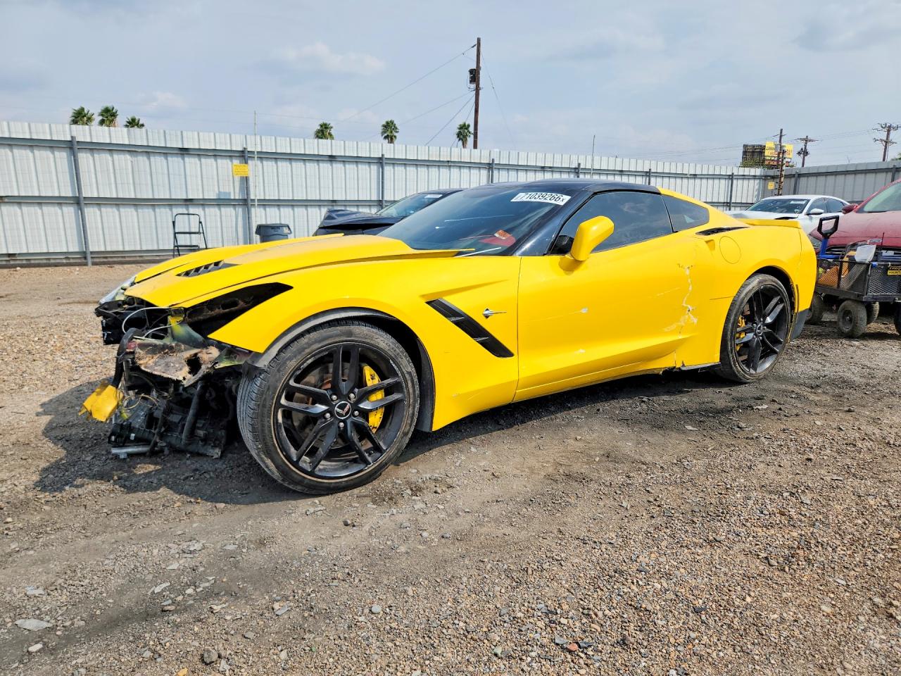 2014 Chevrolet Corvette Stingray VIN 1G1YK2D74E5106003 — COPART salvage auction photo