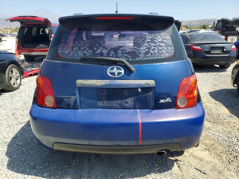 2005 Scion Xa VIN JTKKT624250105805 COPART salvage auction — SIDE, CA - DLR/DIS/EXP ONLY SALVAGE TITLE, sold $650 on 2026-09-30 (photo 6)