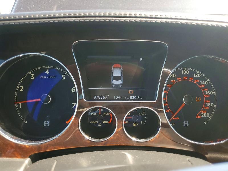 2013 Bentley Continental VIN SCBBR9ZA1DC079488 COPART salvage auction — MINOR DENT/SCRATCHES, Il - Dis/Dlr/Exp Only Clean Title (P), sold $0 on 2026-09-18 (photo 9)