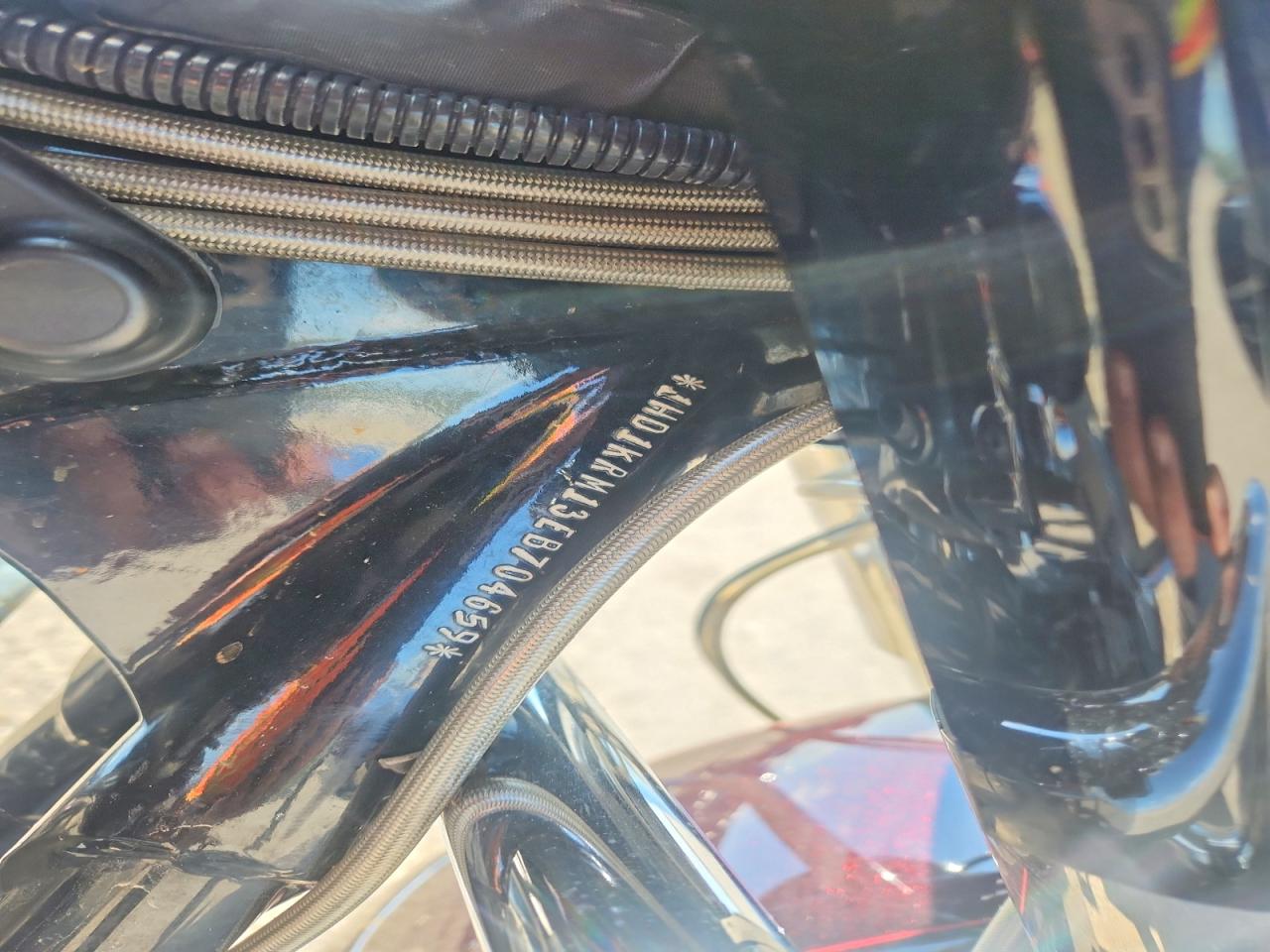 2014 Harley-davidson Fl VIN 1HD1KRM13EB704659 COPART salvage auction — Water/Flood, OH - CERT OF TITLE-SALVAGE FLOOD, sold $2,275 on 2026-09-17 (photo 8)