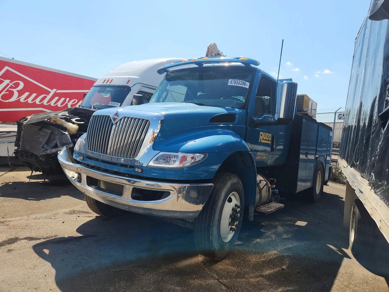 2023 International MV-Series VIN 1HTEUMMN2PH143439 — COPART salvage auction photo