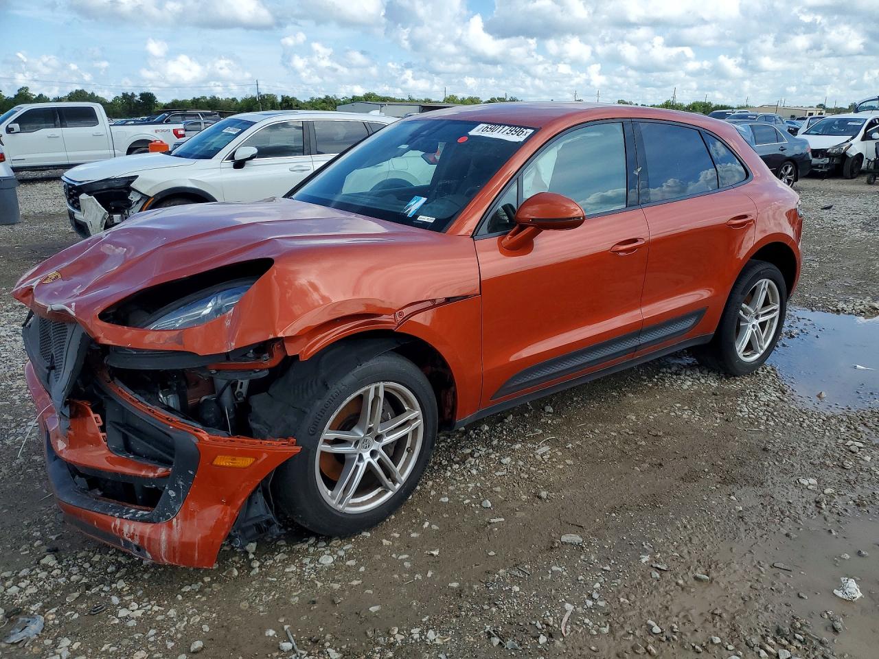 2022 Porsche Macan VIN WP1AA2A56NLB07856 — COPART salvage auction photo