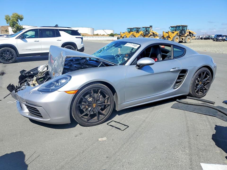 2019 Porsche Cayman VIN WP0AA2A88KS260171 — COPART salvage auction photo