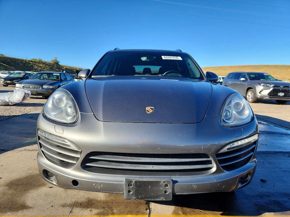 2012 Porsche Cayenne VIN WP1AA2A25CLA12644 COPART salvage auction — SIDE, CO - PUBLIC - SALVAGE TITLE, sold $2,250 on 2026-09-25 (photo 5)