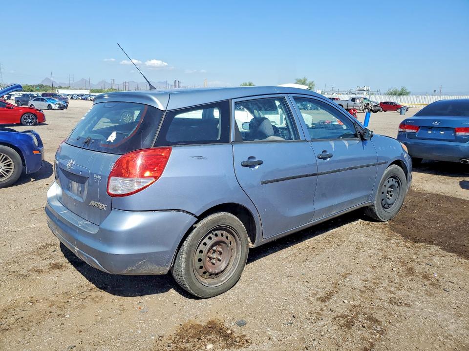2003 Toyota Matrix VIN 2T1KR32EX3C009405 COPART salvage auction — REAR END, Az - Certificate Of Title, sold $175 on 2026-10-02 (photo 3)