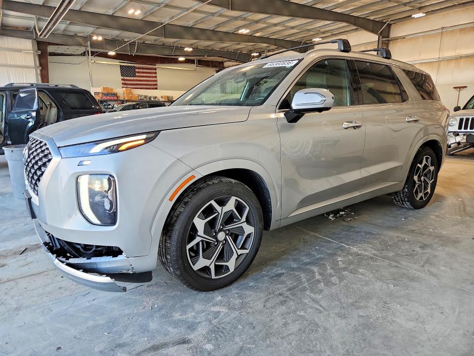 2021 Hyundai Palisade VIN KM8R7DHE2MU245726 — COPART salvage auction photo